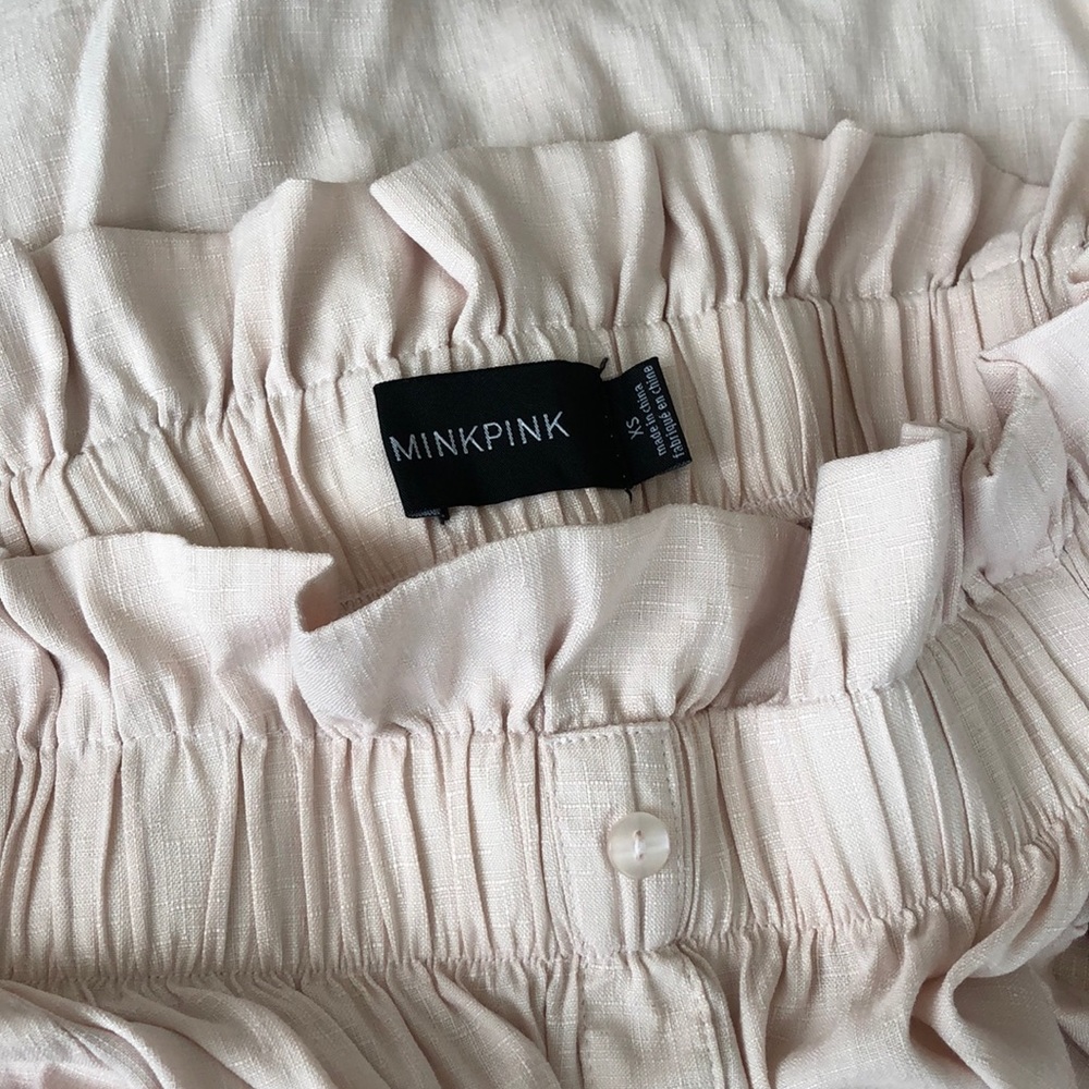 MINKPINK off the shoulder dress